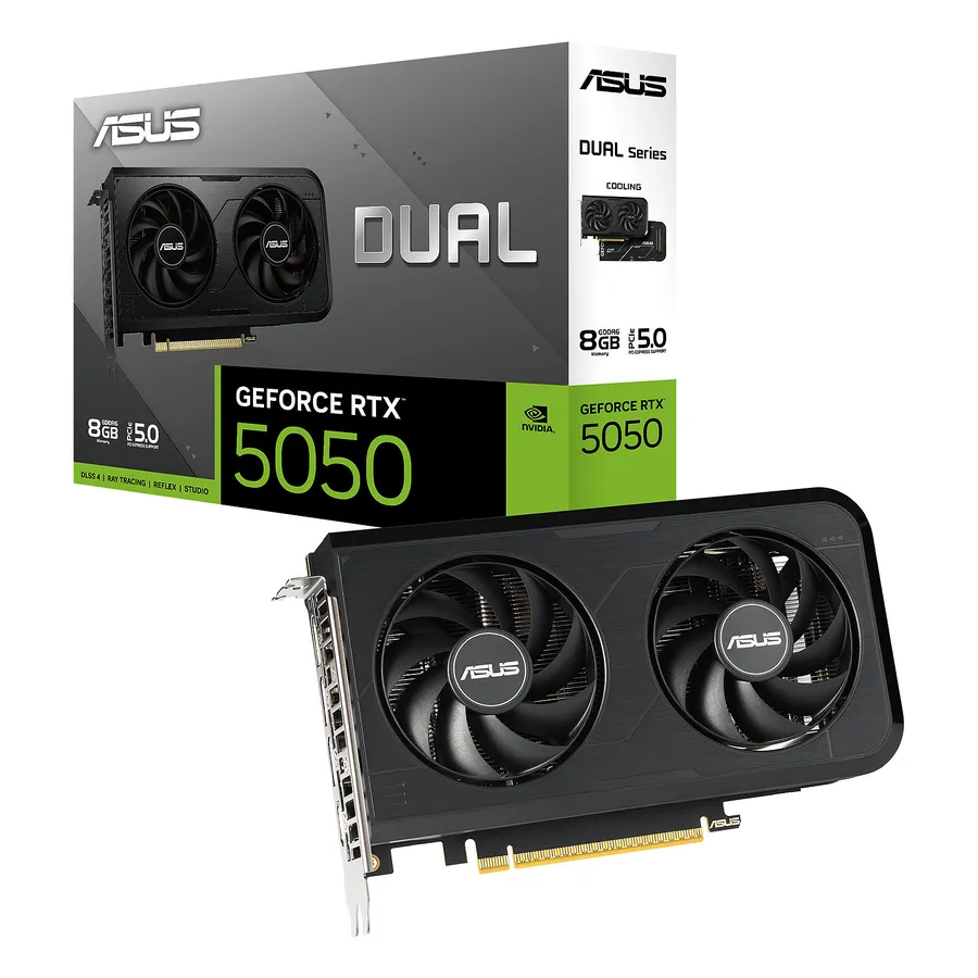 ASUS Dual GeForce RTX 5050 8GB - Carte graphique (DUAL-RTX5050-O8G)