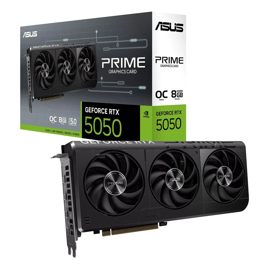 ASUS PRIME GeForce RTX 5050 OC Edition 8GB - Carte graphique (PRIME-RTX5050-O8G)
