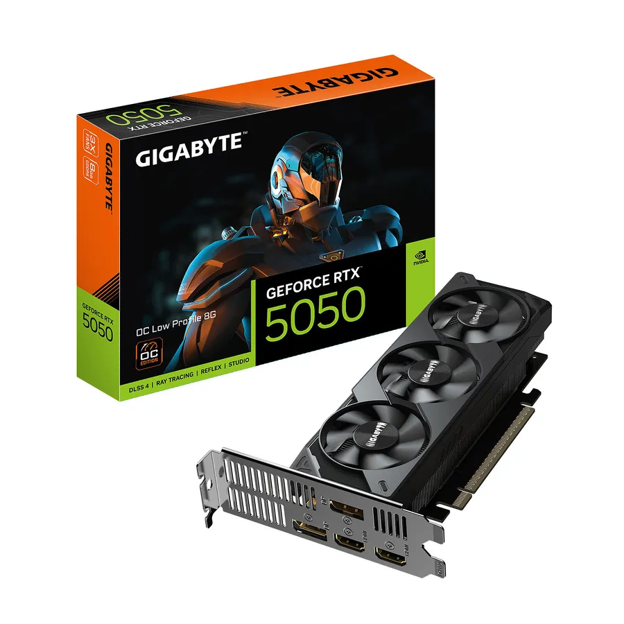 Gigabyte GeForce RTX 5050 OC Low Profile 8G - Carte graphique (GV-N5050OC-8GL)