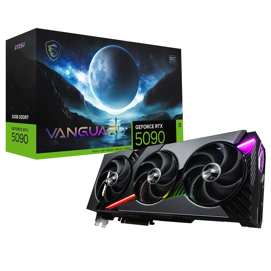 MSI GeForce RTX 5090 32G VANGUARD SOC - Carte graphique (GEFORCE RTX 5090 32G VANGUARD SOC)
