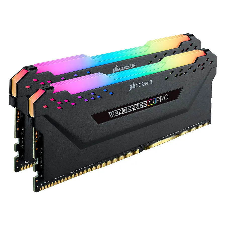 Corsair Vengeance RGB PRO Series 16 Go 2x 8 Go DDR4 3200 MHz CL16 Noir - M�moire RAM (CMW16GX4M2C3200C16)