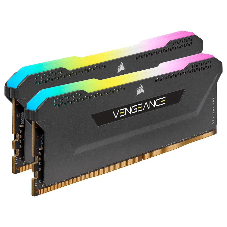 Corsair Vengeance RGB PRO SL Series 16 Go 2 x 8 Go DDR4 3600 MHz CL18   Noir - M�moire RAM (CMH16GX4M2Z3600C18)